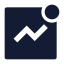 Activity icon with solid sharp style