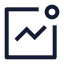 Activity icon with stroke sharp style