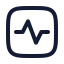 Activity icon with stroke rounded style