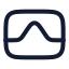 Activity icon with stroke rounded style
