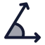 Acute icon with duotone standard style