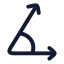 Acute icon with stroke rounded style