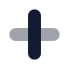 Add icon with bulk rounded style