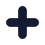 Add icon with solid rounded style