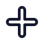 Add icon with stroke rounded style