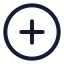 Addcircle icon with stroke rounded style