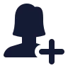 Add Female icon preview