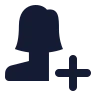 Add Female icon preview