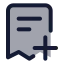 Addinvoice icon with duotone standard style