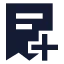 Addinvoice icon with solid sharp style