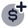 Add Money Circle icon preview