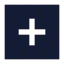 Addsquare icon with solid sharp style