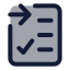 Addtolist icon with duotone standard style