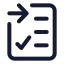 Addtolist icon with stroke standard style