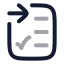 Addtolist icon with twotone rounded style