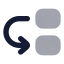 Adjustposition icon with bulk rounded style
