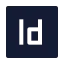 Adobeindesign icon with solid sharp style