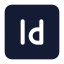 Adobeindesign icon with solid standard style
