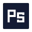 Adobephotoshop icon with solid sharp style