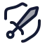 Adventure icon with duotone rounded style