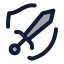 Adventure icon with duotone standard style