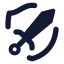 Adventure icon with stroke standard style