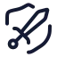 Adventure icon with stroke rounded style