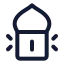 Adzan icon with stroke standard style