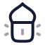 Adzan icon with twotone rounded style