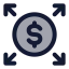 Affiliate icon with duotone standard style