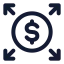Affiliate icon with stroke standard style