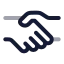 Agreement icon with twotone rounded style
