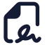 Agreement icon with solid standard style