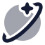 Aiart icon with bulk rounded style