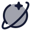 Aiart icon with duotone standard style