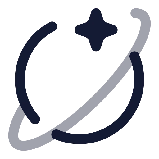 Ai Art Icon in Twotone Rounded style