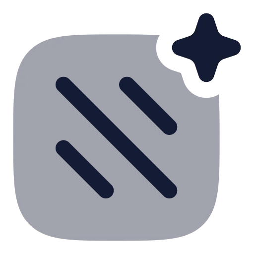 Ai Background Icon in Bulk Rounded style