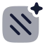 Aibackground icon with bulk rounded style