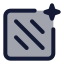 Aibackground icon with duotone standard style