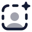 Aibackgrounderaser icon with bulk rounded style