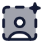Aibackgrounderaser icon with duotone standard style