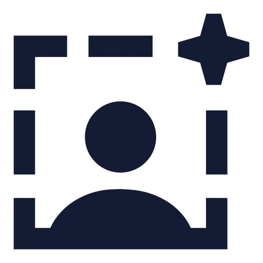Ai Background Eraser Icon in Solid Sharp style