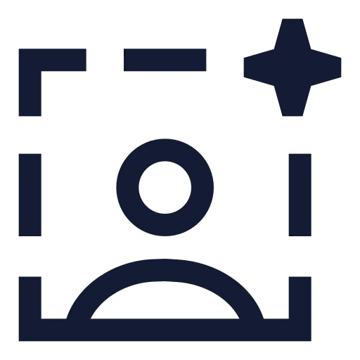 Ai Background Eraser Icon in Stroke Sharp style
