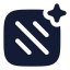 Aibackground icon with solid rounded style