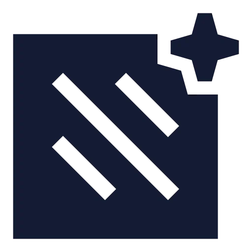 Ai Background Icon in Solid Sharp style