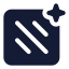Aibackground icon with solid standard style