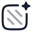Aibackground icon with twotone rounded style