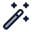 Aibeautify icon with duotone rounded style