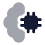 Aibrain icon with bulk rounded style