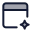 Aibrowser icon with duotone standard style